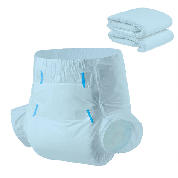 Disposable Adult Diaper - BLUE 2 Pieces