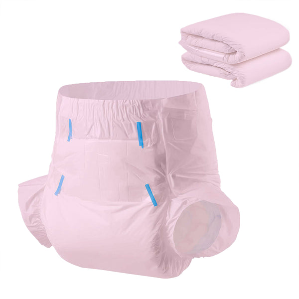 Disposable Adult Diaper - PINK 2 Pieces