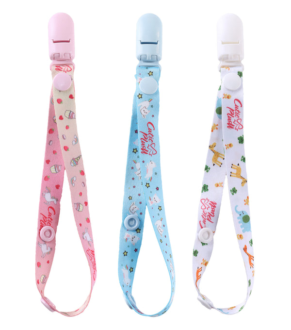 Adult Pacifier Clip 3 Pack