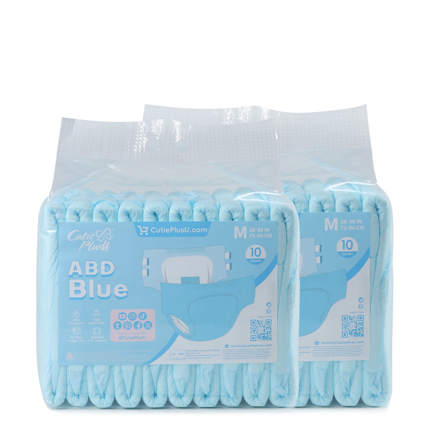 Adult Diaper-ABD Blue – CutiePlusU