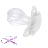 Adult Mini Pacifier 3 pack-White,Beige,Red