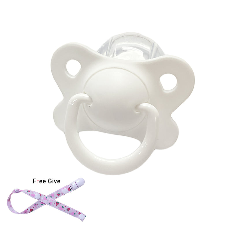 Adult Cutie Mini Pacifier 3-pack Light Pink + Red + White