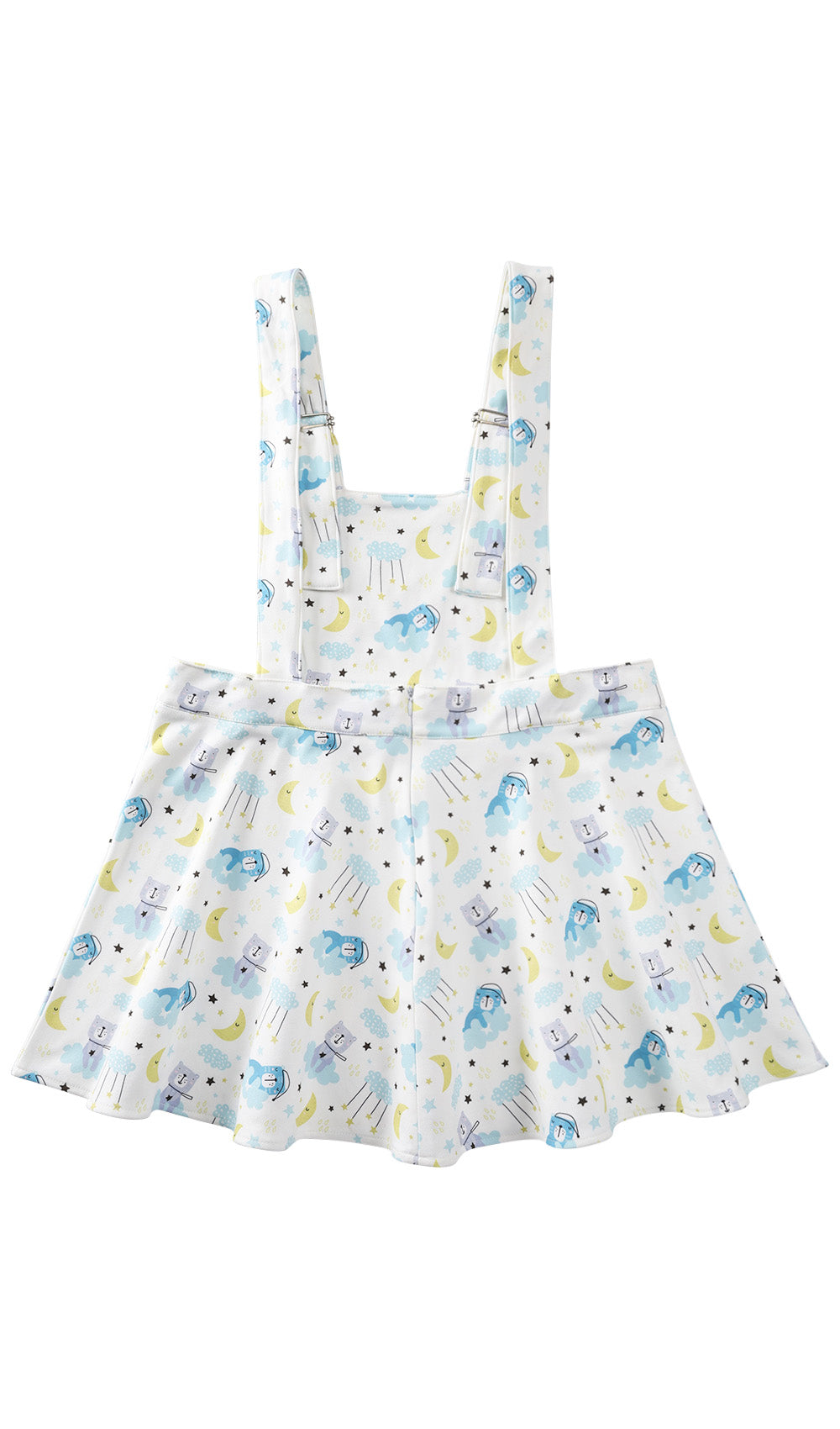 Sweet Bear Overall- White