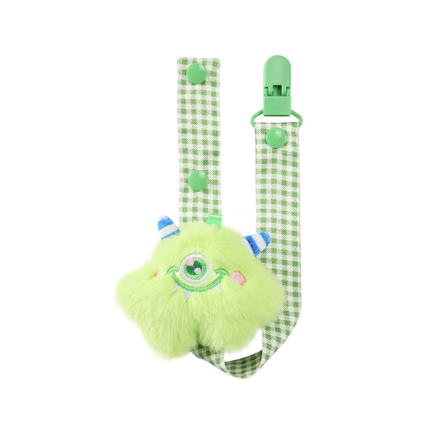 Baby Monster Pacifier Clip - Green