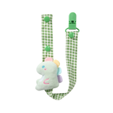 Baby Dinosaur Pacifier Clip - Green