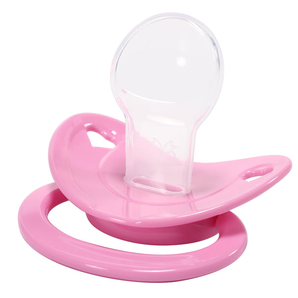 1pc Adult Pacifier Pink + 1 Extra Clear Nipple