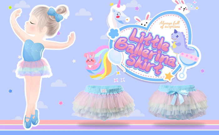 My Little Girl Dancing Set-BlueRainbow