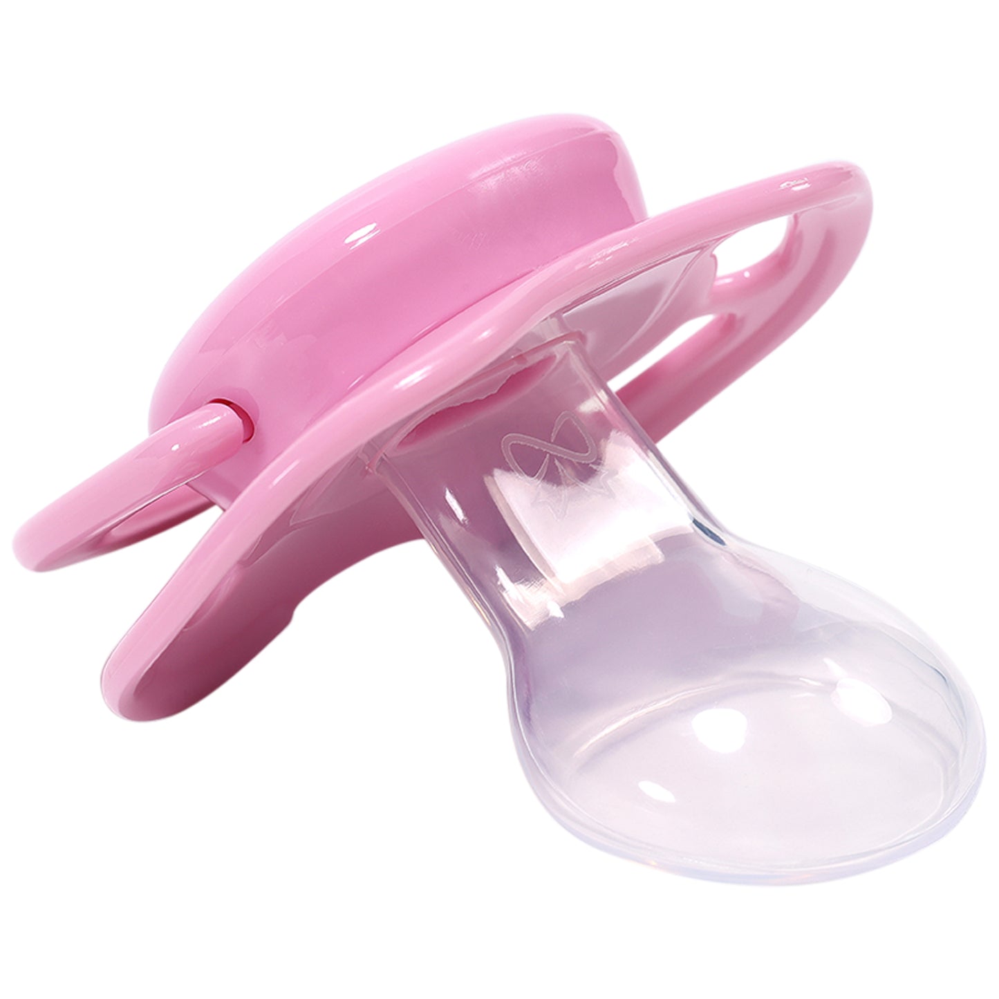 Pacifier with Stickers-Pink