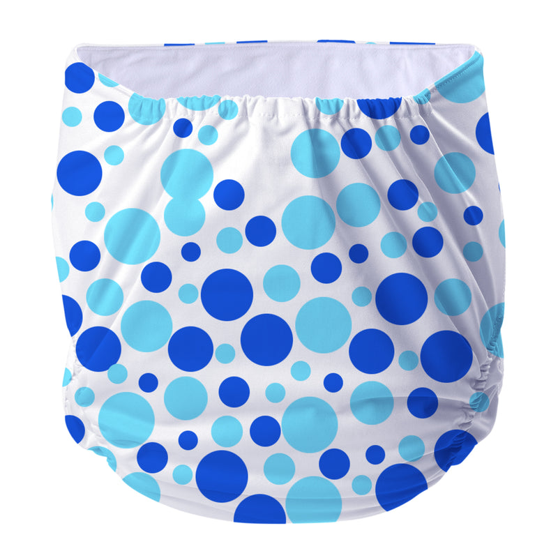 CutiePlusU Adult Cloth Diaper- Blue Dot