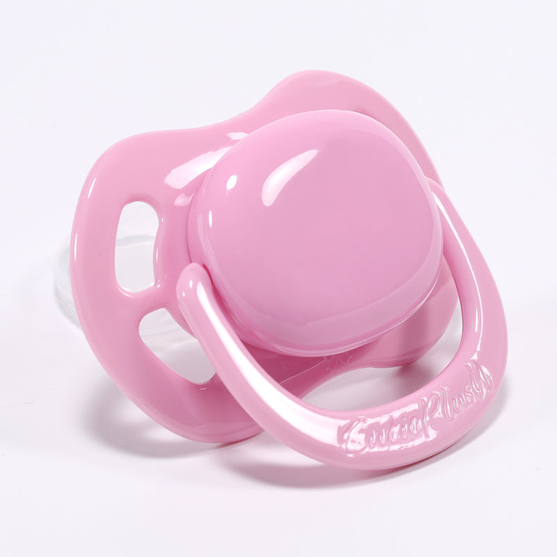 Pacifier with Stickers-Pink