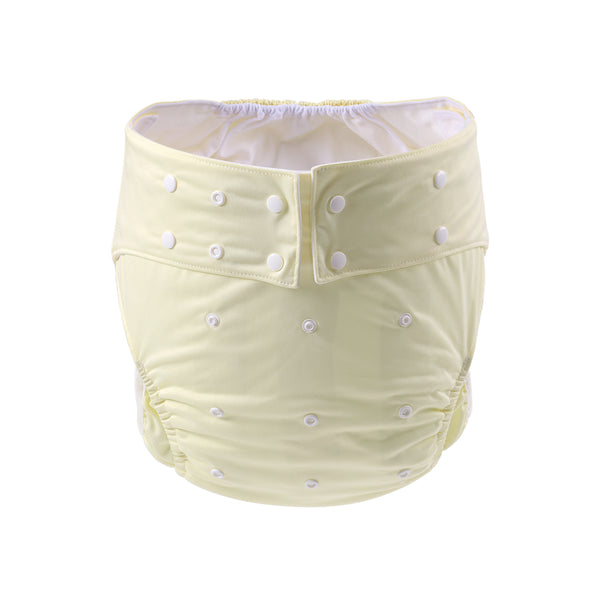 Adult Cloth Diaper Washable-YELLOW