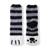 Cat Paw Slipper Socks 2 Pack-Brindle