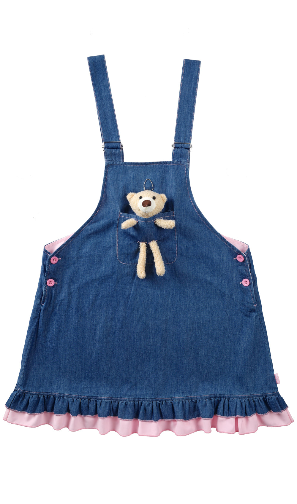 Bear baby overall dress-Mazarine