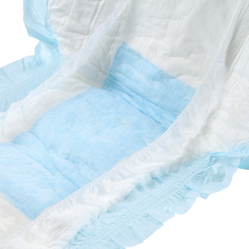 Adult Diaper-ABD White+Blue