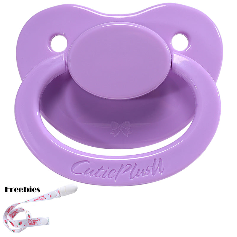 Adult Cutie Pacifier 3 pack-Purple,Green,White