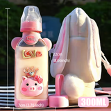 Adult Baby Bottle - Lovely Pig with a Bag