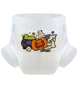 Halloween Pumpkin-White Diaper-3pcs