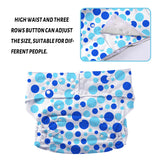 CutiePlusU Adult Cloth Diaper- Blue Dot