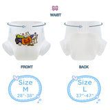 Halloween Pumpkin-White Diaper-3pcs