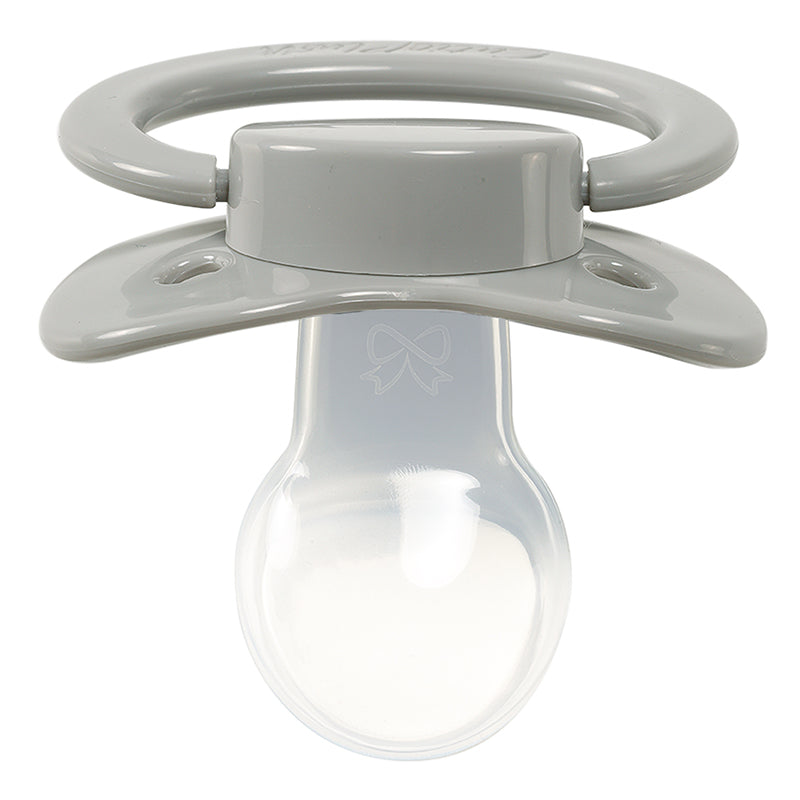 Adult Cutie Heart Pacifier-Gray – CutiePlusU