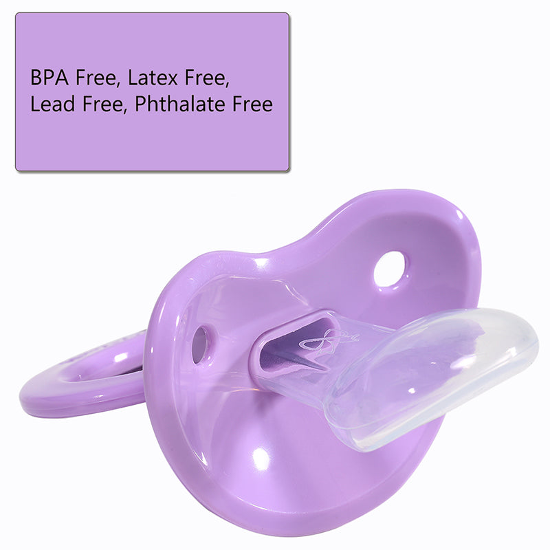 Adult Cutie Pacifier 3 pack-Purple,Green,White