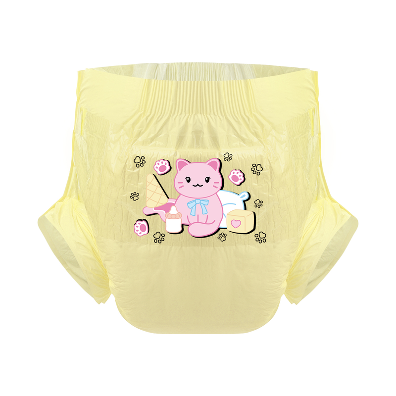 Cute Kitty-Adult Diaper-3 Pcs