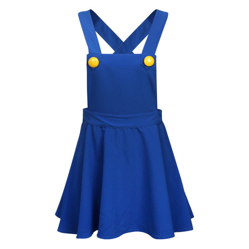 Cute Mandarin Blue Overall