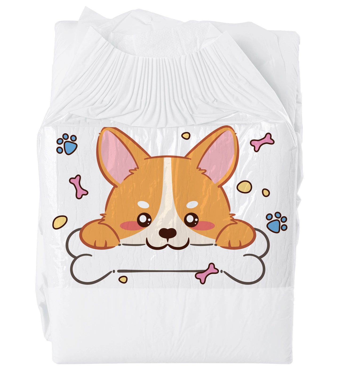 Lovely Corgi-Adult Diaper-3 Pcs