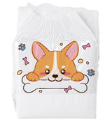 Lovely Corgi-White Diaper-3 Pcs