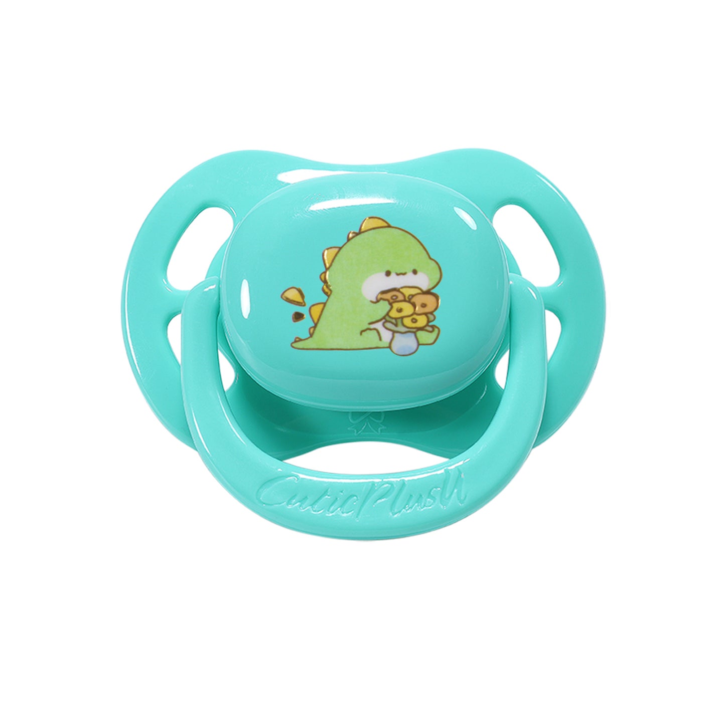 Pacifier with Stickers-Green