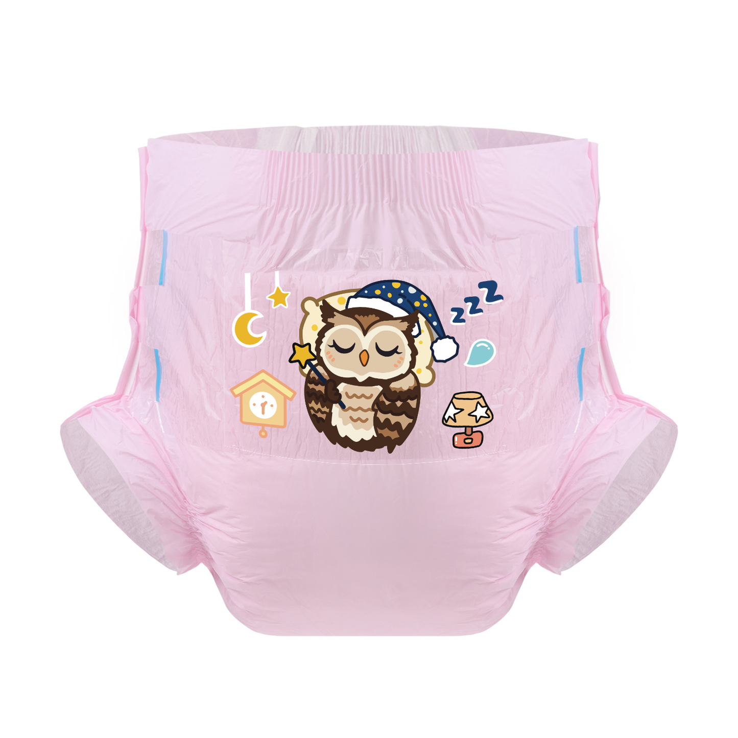 Sleeping Owl-Adult Diaper-3pcs