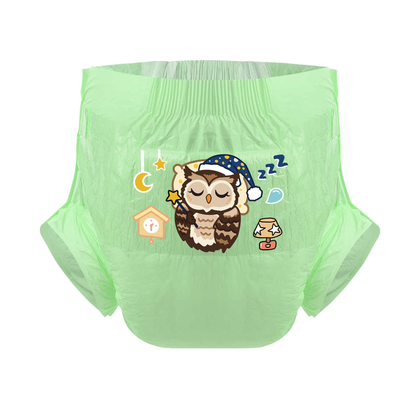 Sleeping Owl-Adult Diaper-3pcs