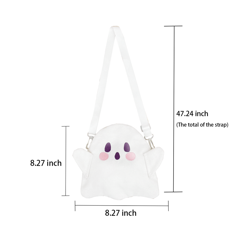 Plush Crossbody Bag - Halloween Ghost