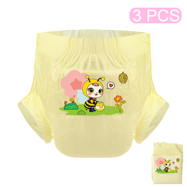 Honey Bee-Adult Diaper - 3pcs