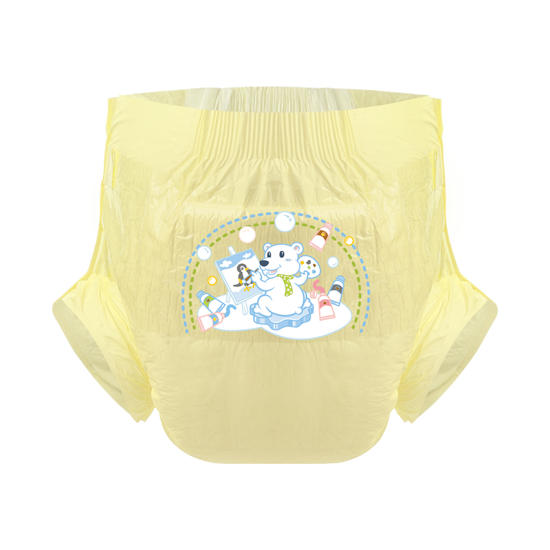 Artist Polar Bear-Adult Diaper-3 Pcs