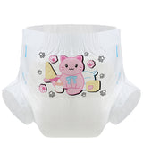 Cute Kitty-White Diaper-3 Pcs