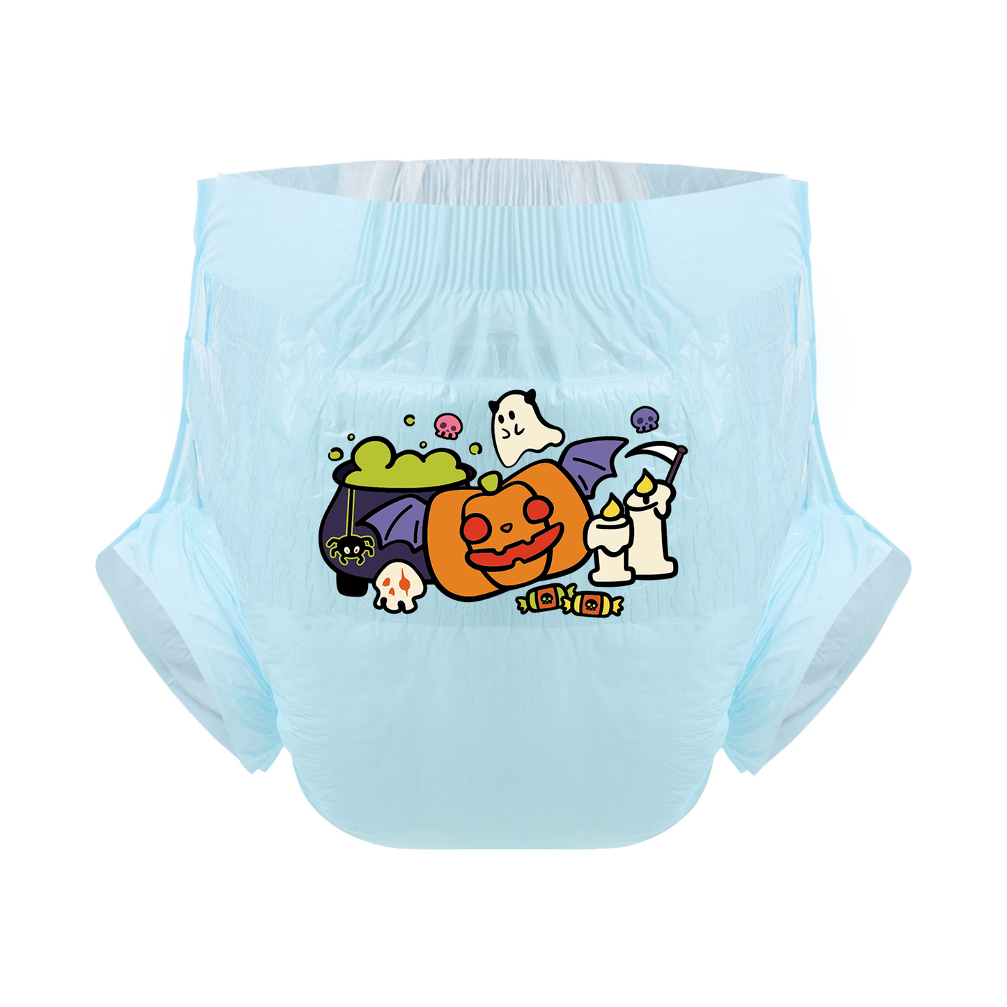 Halloween Pumpkin-Adult Diaper-3pcs