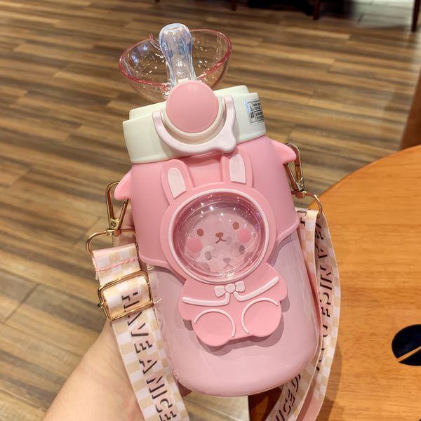 Adult Baby Bottle - Pink Rabbit