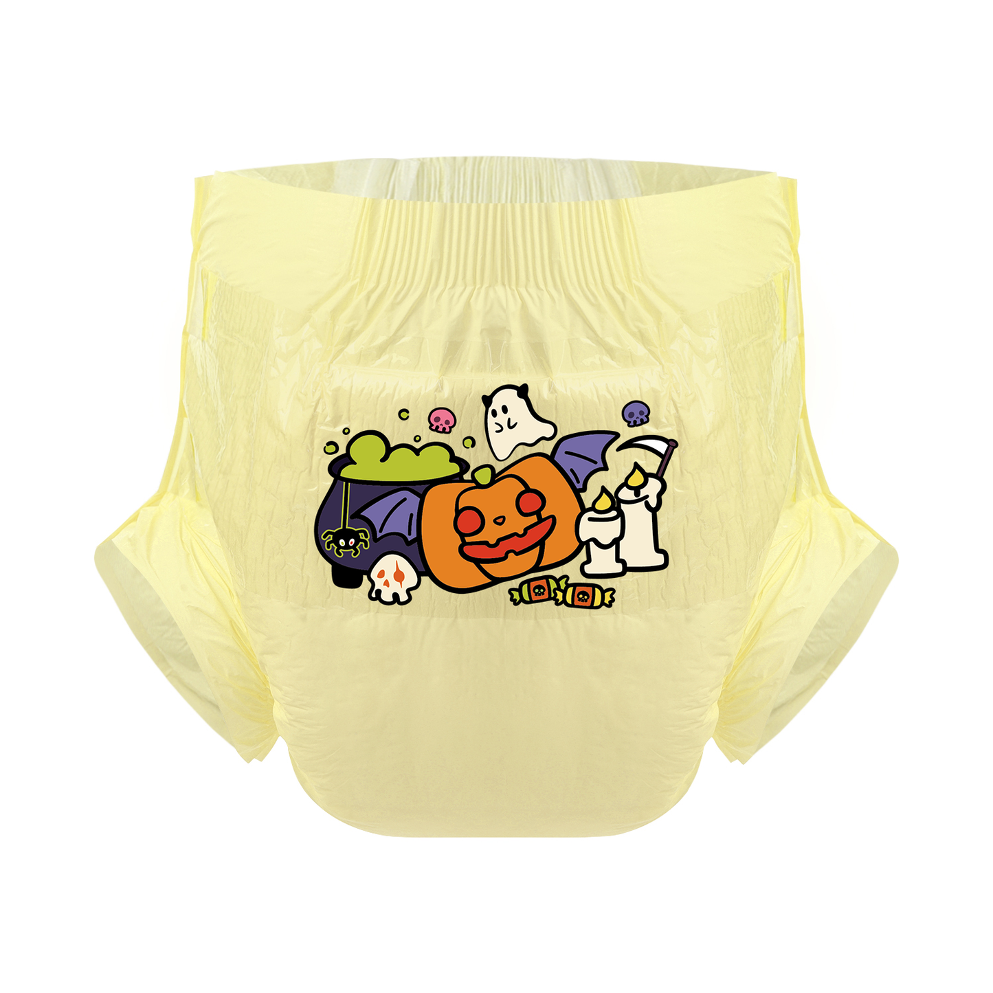 Halloween Pumpkin-Adult Diaper-3pcs