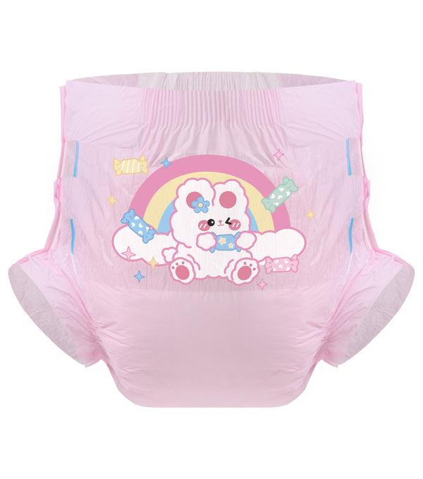 Cute Bunny-Pink Diaper-3 Pcs