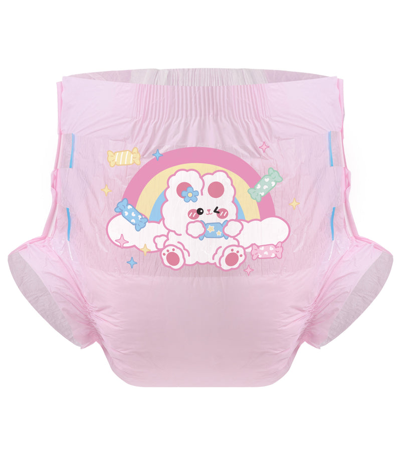 Cute Bunny-Pink Diaper-3 Pcs