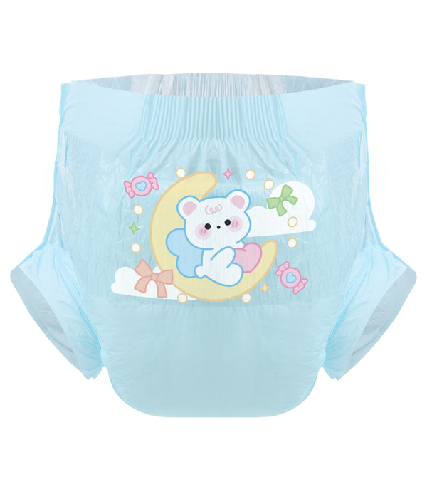 Cute Bear-Blue Diaper-3 Pcs