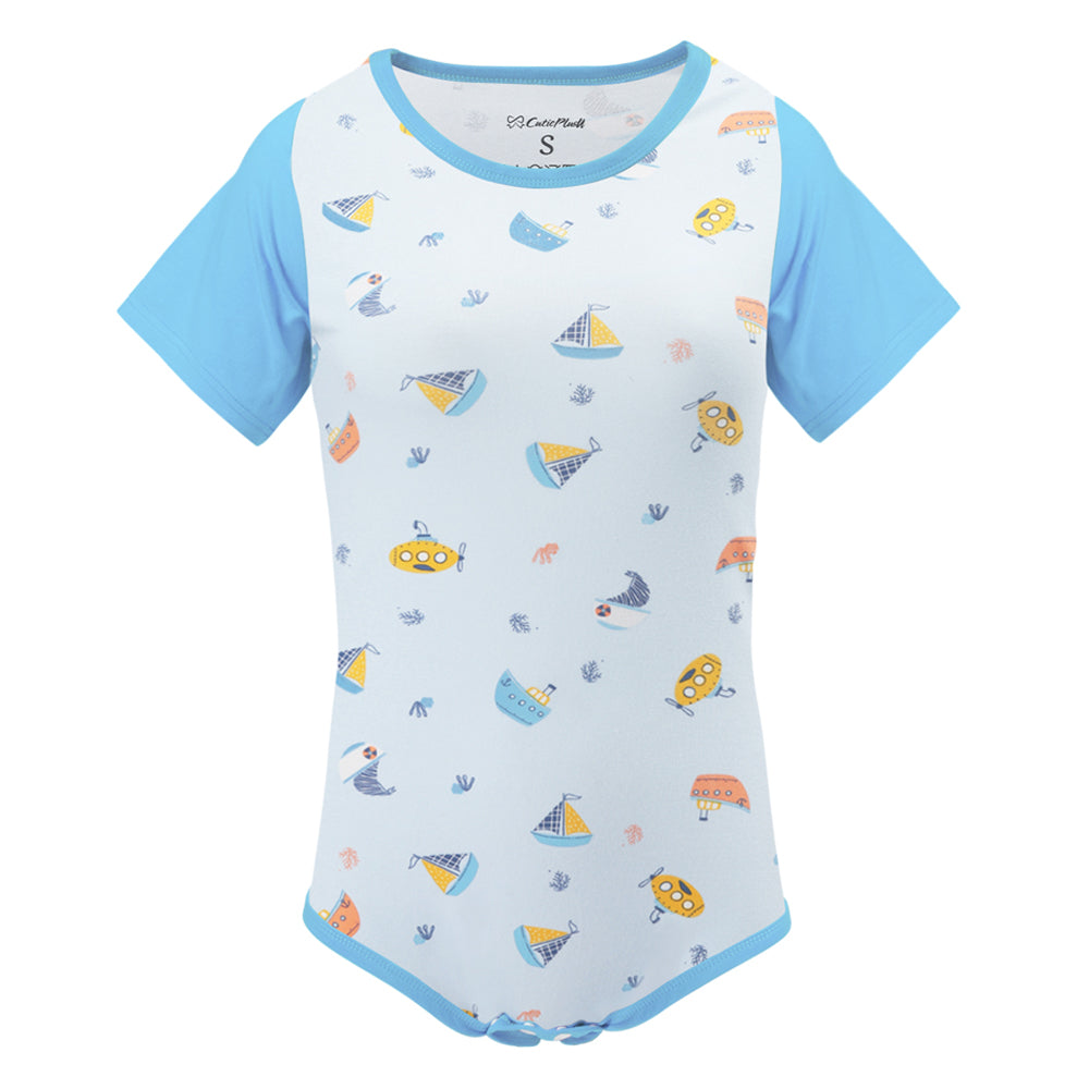 Cute Boat Onesie for Men