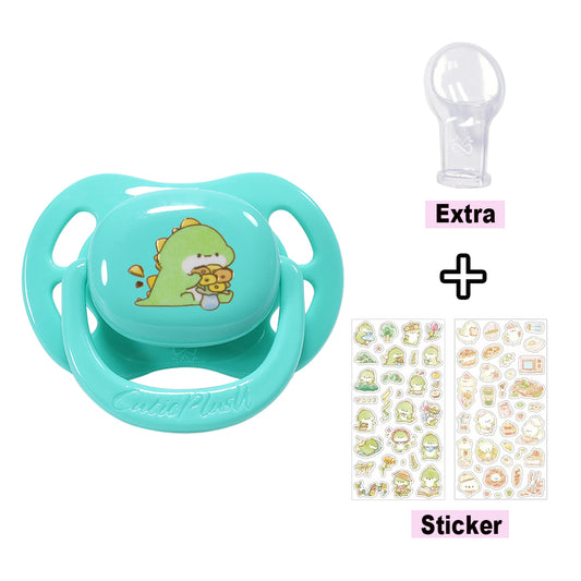 Pacifier with Stickers-Green