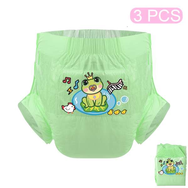 Musician Frog-Adult Diaper-3pcs