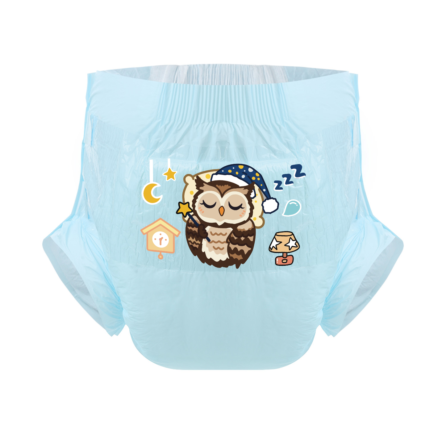 Sleeping Owl-Adult Diaper-3pcs