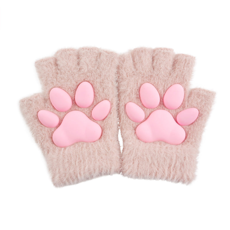 Cat Paw Gloves-Pink