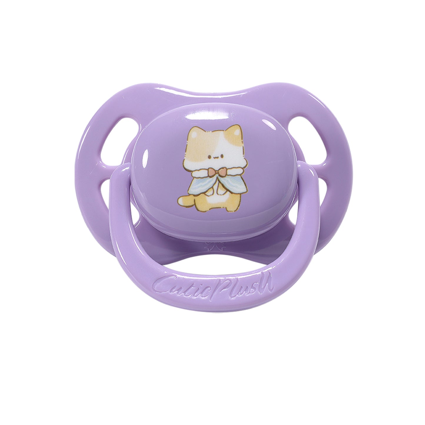 Pacifier with Stickers-Purple