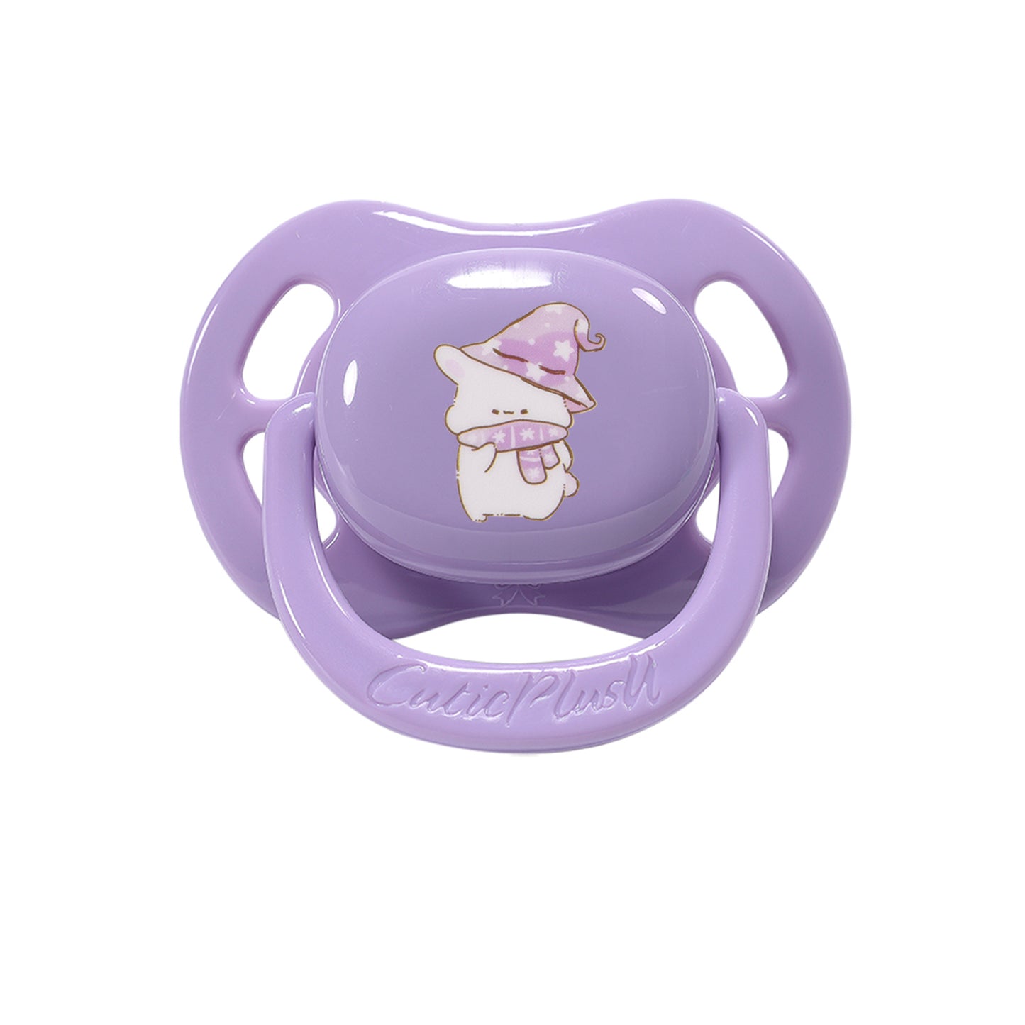 Pacifier with Stickers-Purple