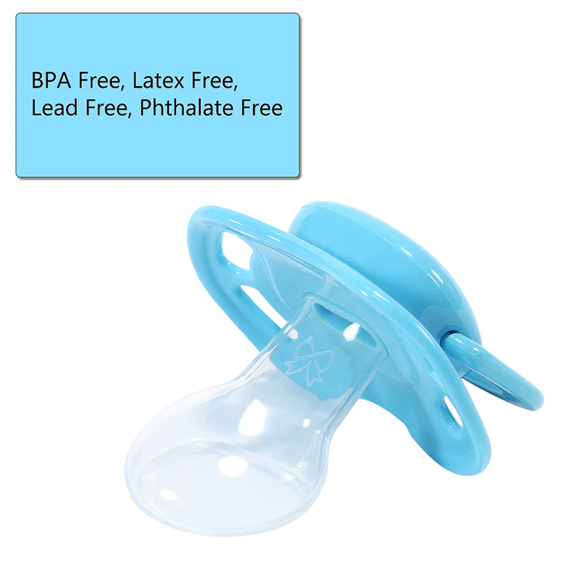 Pacifier with Stickers-Blue